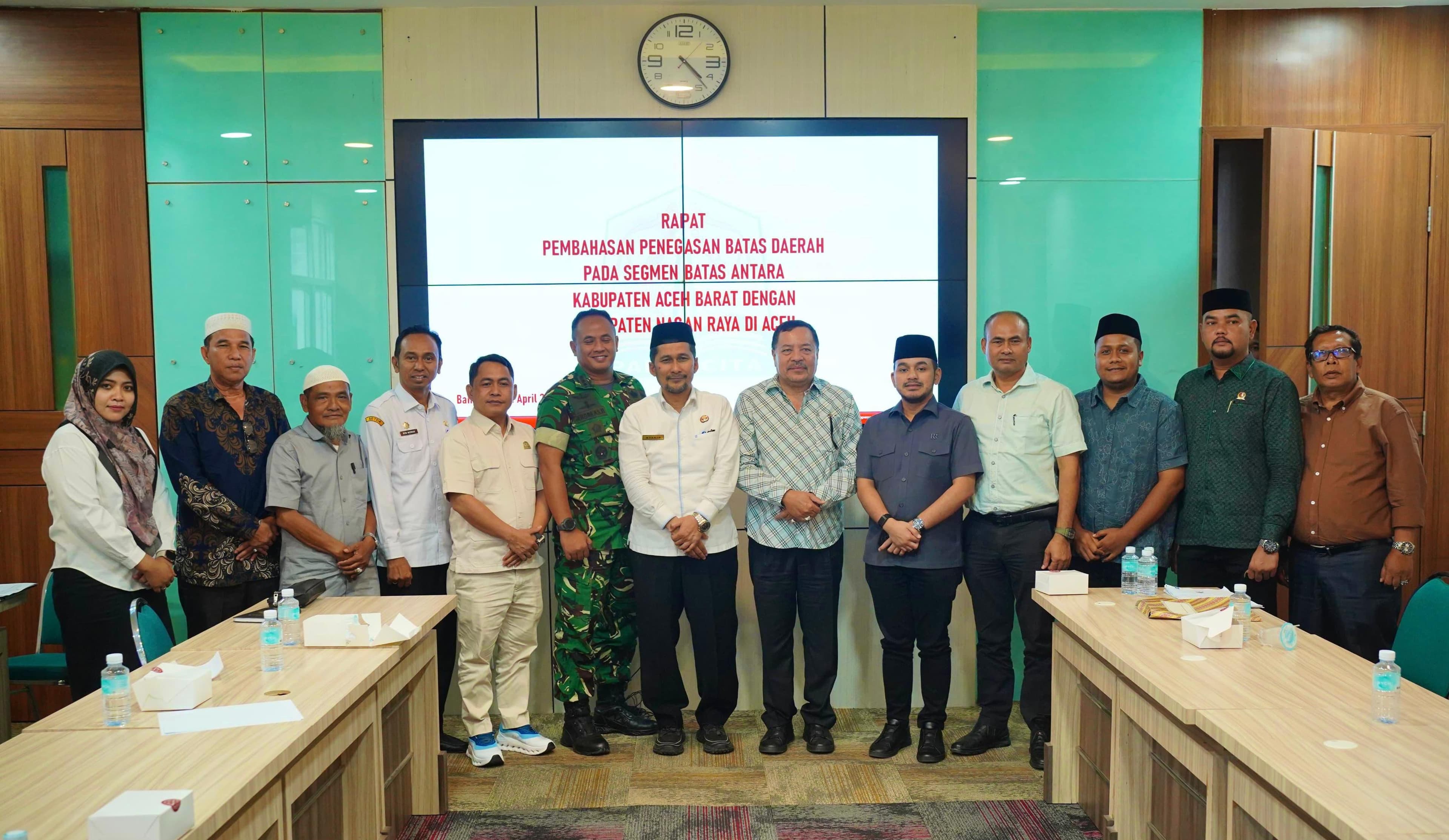 Penegasan Batas Nagan Raya-Aceh Barat Dibahas, Diharapkan Cegah Konflik Wilayah