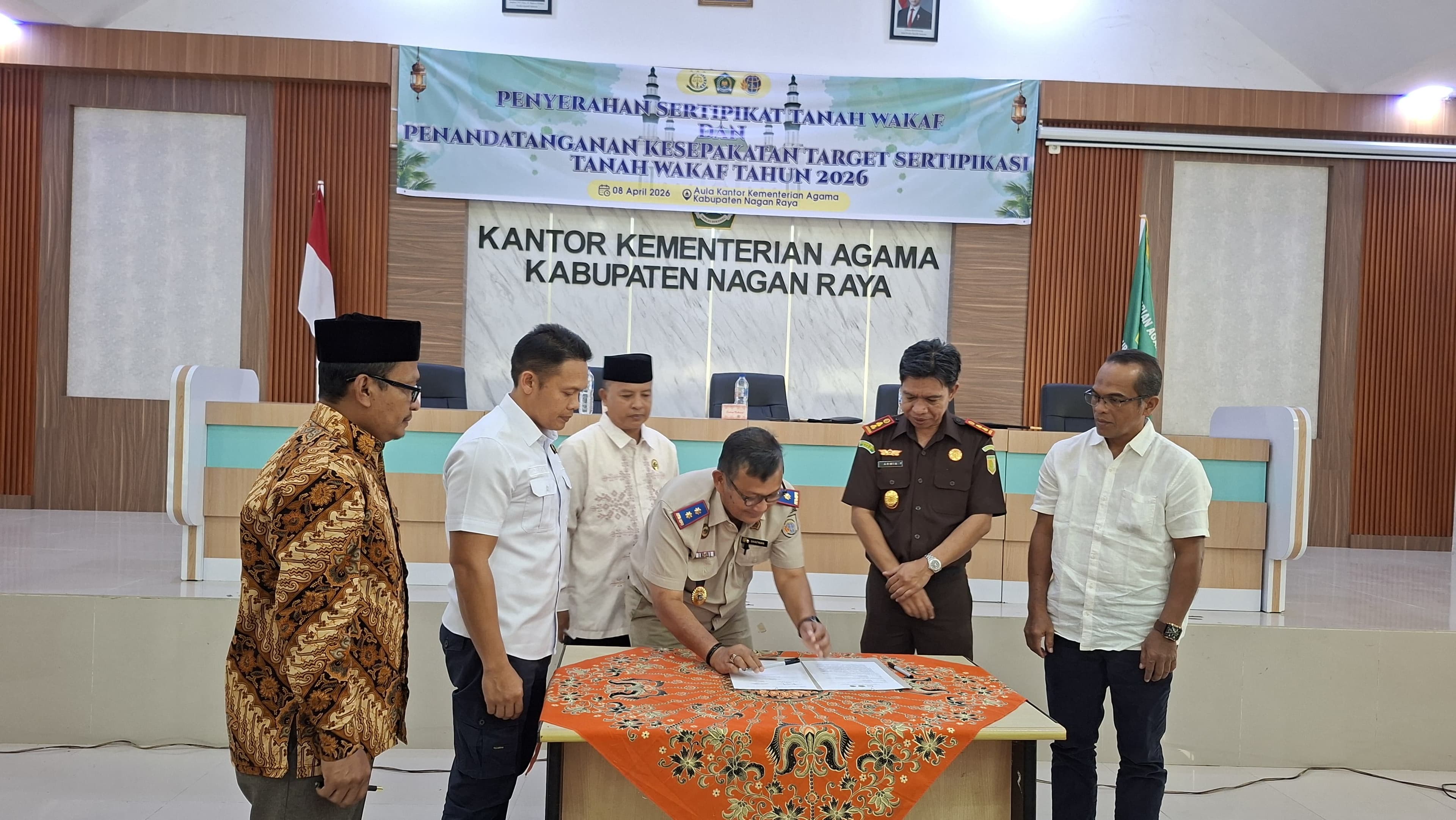 Percepat Sertifikasi Tanah Wakaf Nagan Raya untuk Kepastian Hukum