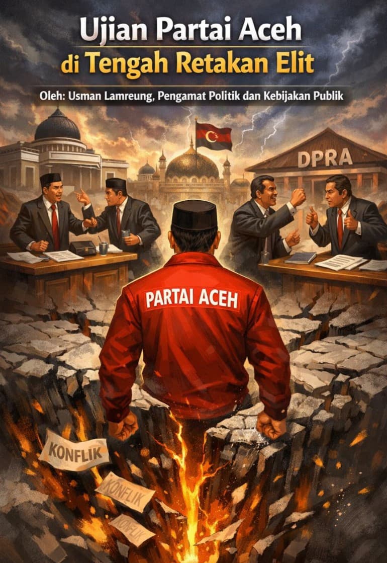 Partai Aceh Uji Konsolidasi di Tengah Retakan Elit Politik Daerah