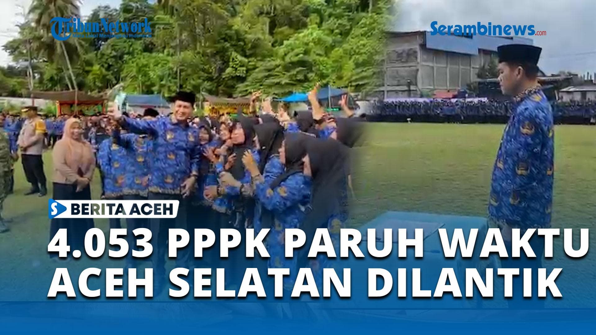 4.053 Honor Aceh Selatan Jadi PPPK Paruh Waktu, Bupati Serahkan SK