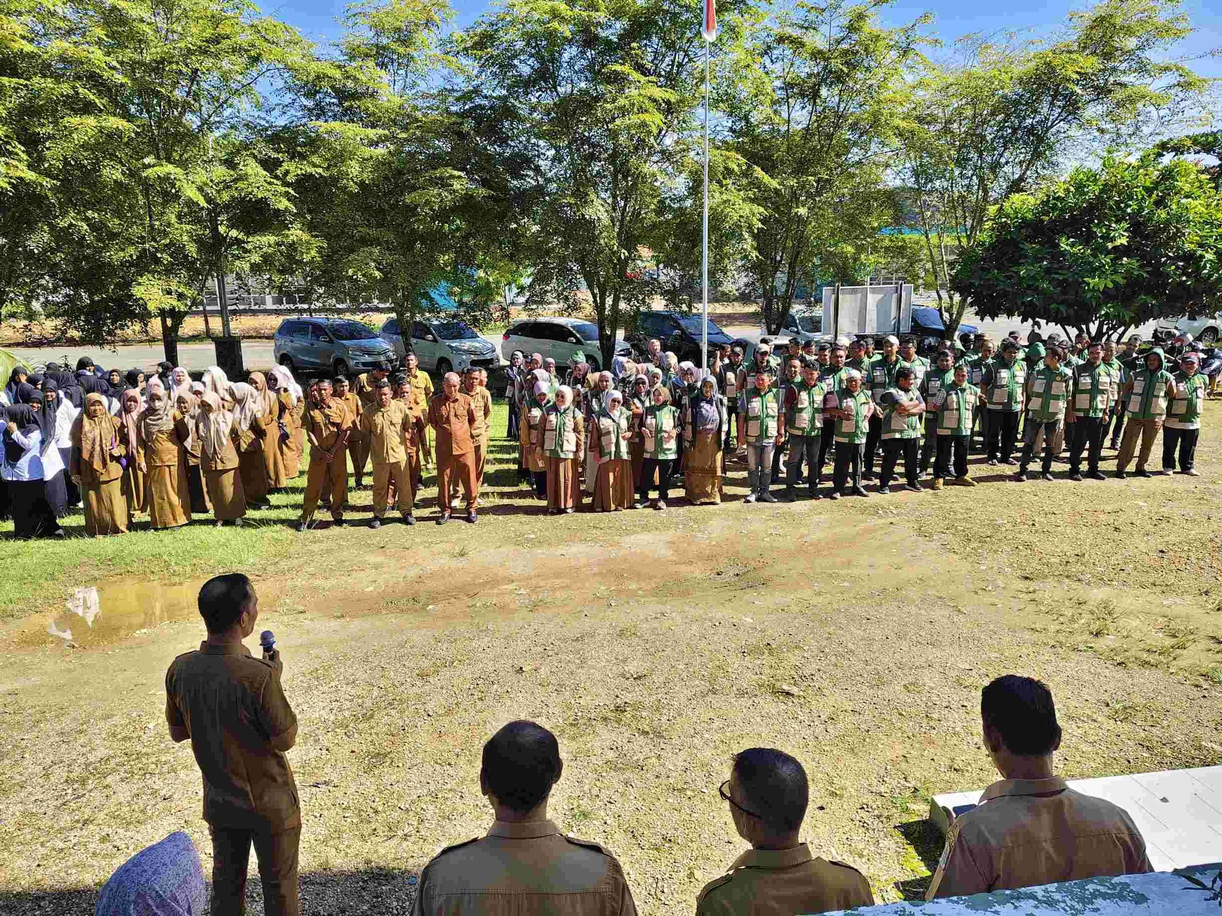 83 Satgas Swasembada Pangan Aceh Jaya Dilepas, Dinas Pertanian Fokus Sinergi Baru