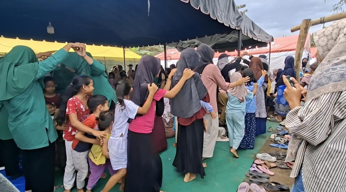 Seratusan Anak Pengungsi Balee Panah Ikuti Pemulihan Trauma, Diwarnai Balon dan Permainan