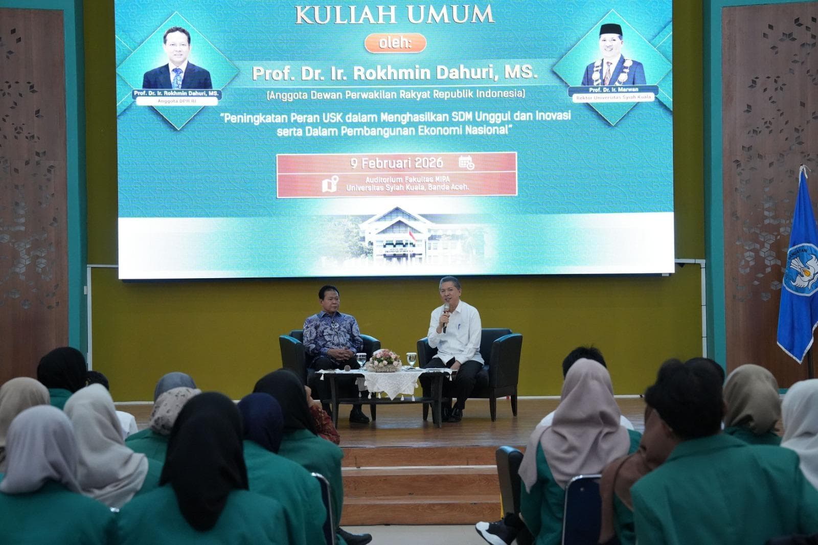 USK Dorong SDM Unggul Menuju Indonesia Emas 2045, Prof. Rokhmin Beri Motivasi