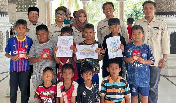 Mahasiswa UNIKI Bantu Pemulihan Psikologis Anak Korban Banjir di Bireuen