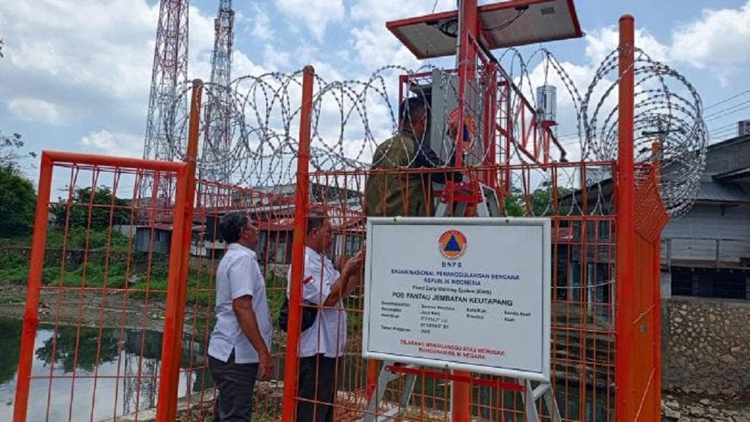 BPBD Banda Aceh Cek Sistem Peringatan Dini Pascalebaran untuk Antisipasi Bencana