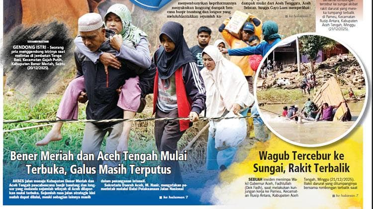 Bener Meriah dan Aceh Tengah Mulai Terbuka, Galus Masih Terputus