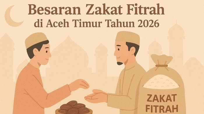 Kemenag Aceh Timur Tetapkan Zakat Fitrah 2026, Warga Diminta Tunaikan Sebelum 27 Ramadhan
