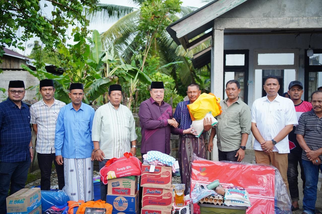 7 Rumah Warga Nagan Raya Rusak Akibat Angin Kencang, Bupati Turun Langsung