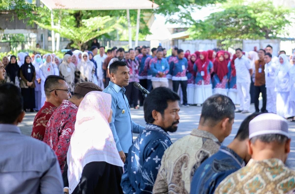 Bupati Aceh Barat Daya Tegaskan Disiplin Pegawai RSUD-TP: Jangan Andalkan Backing