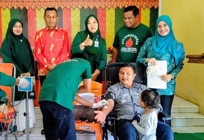 Blangpidie Gelar Donor Darah: 29 Kantong Darah Tersedia untuk Pasien