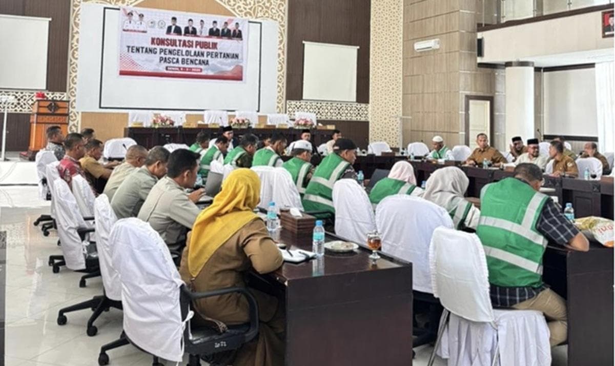 DPRK Aceh Utara Dorong Pemulihan Pertanian Pascabanjir dengan Kajian Teknis