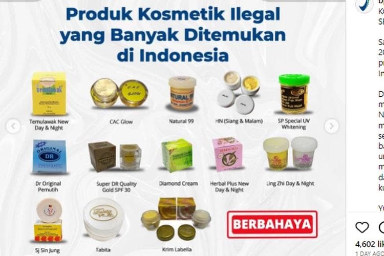 Waspada 26 Kosmetik Berbahaya BPOM Masih Beredar di Aceh, Cek Daftarnya