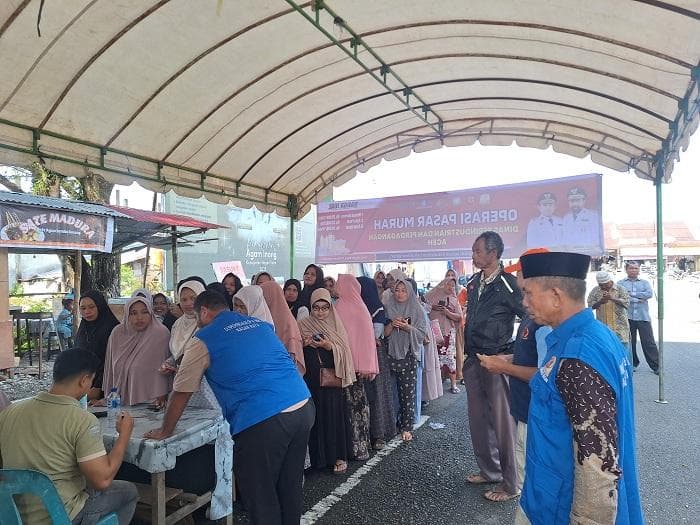 Pemkab Nagan Raya Gelar Pangan Murah di 10 Kecamatan Jelang Lebaran