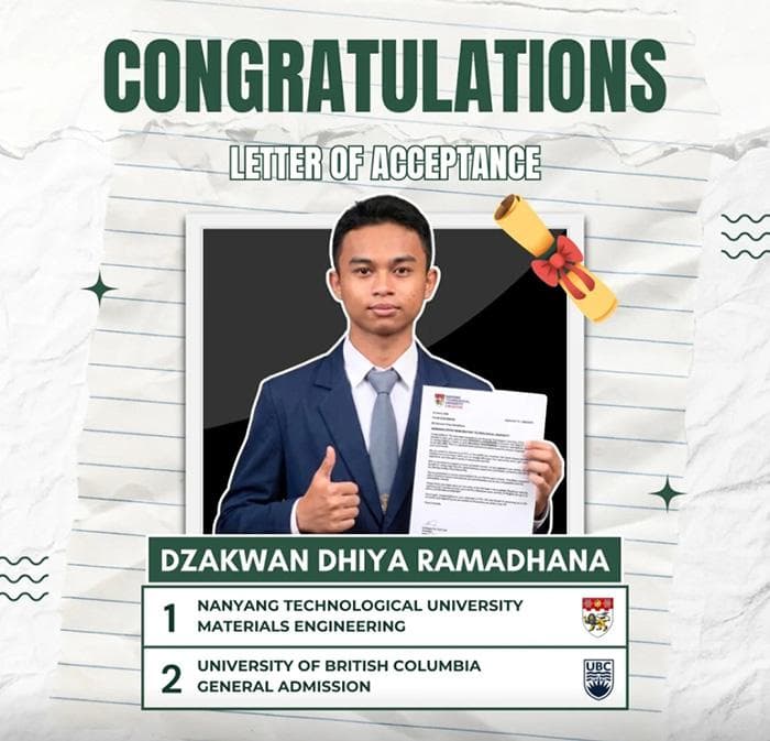 Siswa Aceh Besar Diterima Kuliah di Singapura dan Kanada Sekaligus