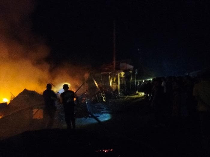 Kebakaran di Darul Aman: 4 Ruko Warga Hangus, Tidak Ada Korban Jiwa