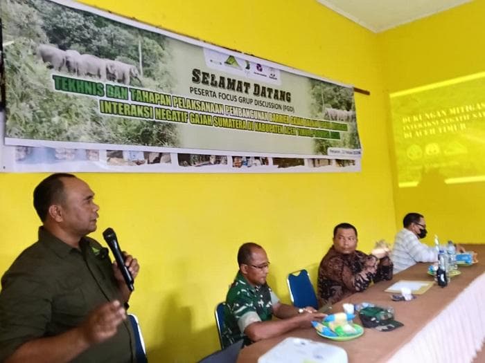 Aceh Timur Siap Bangun 80 Km Kawat Kejut Gajah Mitigasi Konflik
