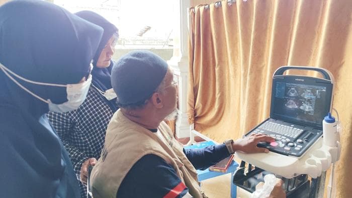 FK Unimal Bawa Layanan USG Gratis untuk Ibu Hamil di Aceh Utara Pasca Banjir