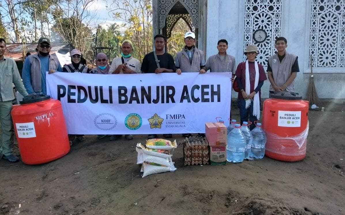 FMIPA USK Bangun Sumur Bor dan Sistem Air Bersih untuk Korban Banjir di Pidie Jaya dan Bireuen