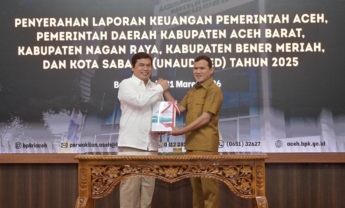 Pemerintah Aceh Raih Opini WTP 10 Tahun Berturut, Transparansi Keuangan Terus Dijaga
