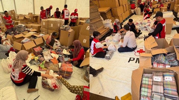 PMI Kirim 120 Ribu Pakaian untuk Warga Banjir Aceh dan Sumatera