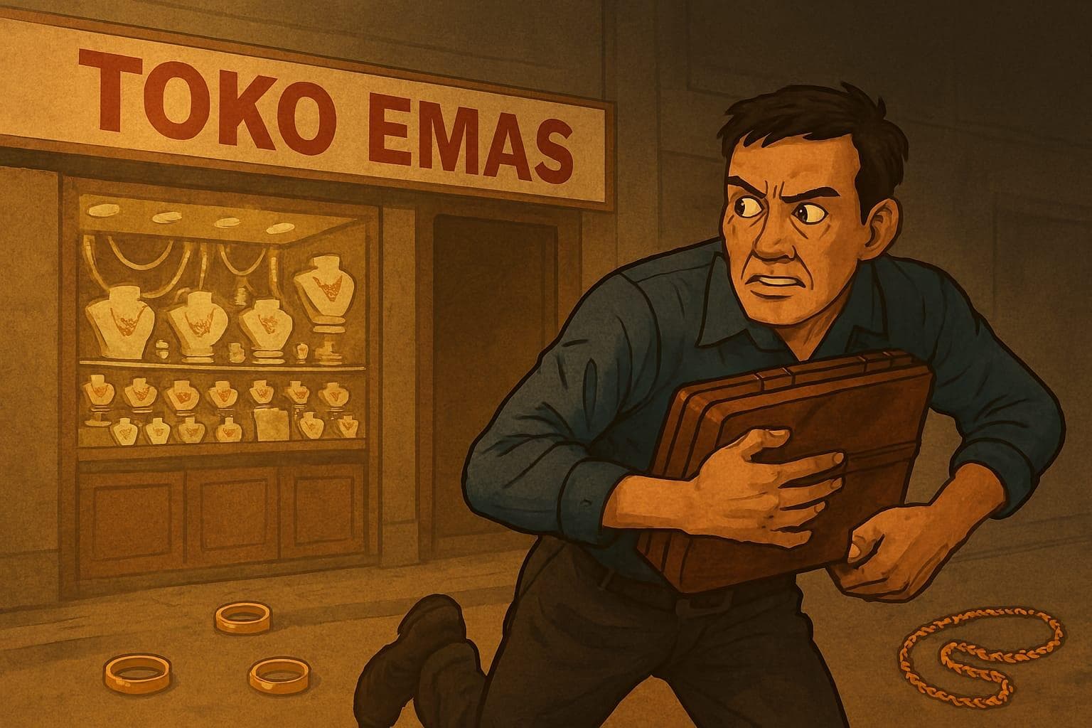 Pemilik Toko Mas di Lambaro Diduga Tipu 160 Mayam Emas Warga Aceh Besar