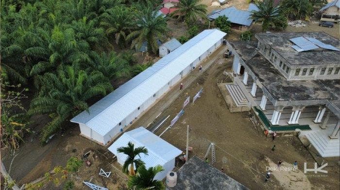 Pembangunan Huntara di Aceh Timur Capai 97 Persen, Siap Tempati Warga