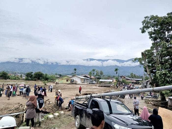 Cuaca Ekstrem dan Badan Jalan yang Tergerus Sungai jadi Tantangan Distribusi Logistik di Gayo Lues