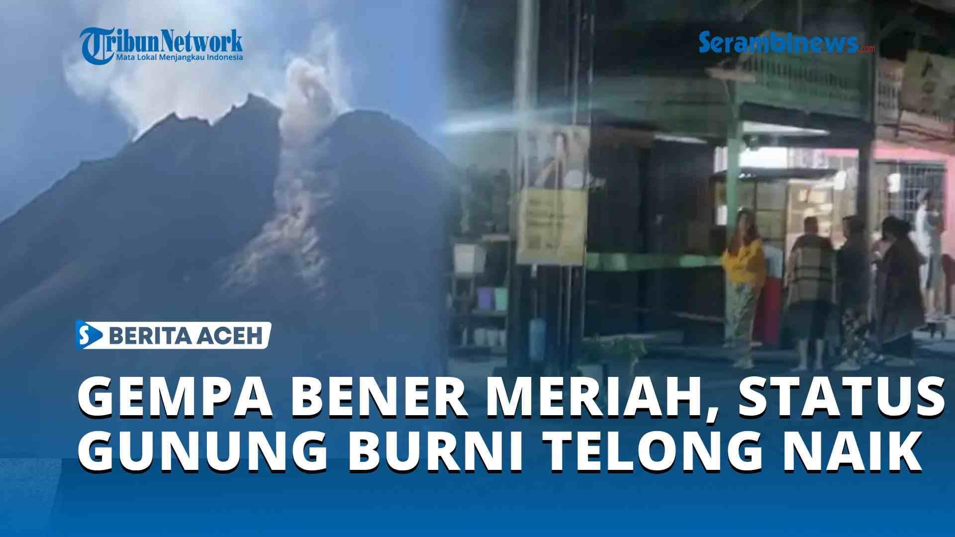 Gempa M 4.5 Guncang Bener Meriah, Warga Khawatirkan Aktivitas Gunung Burni Telong
