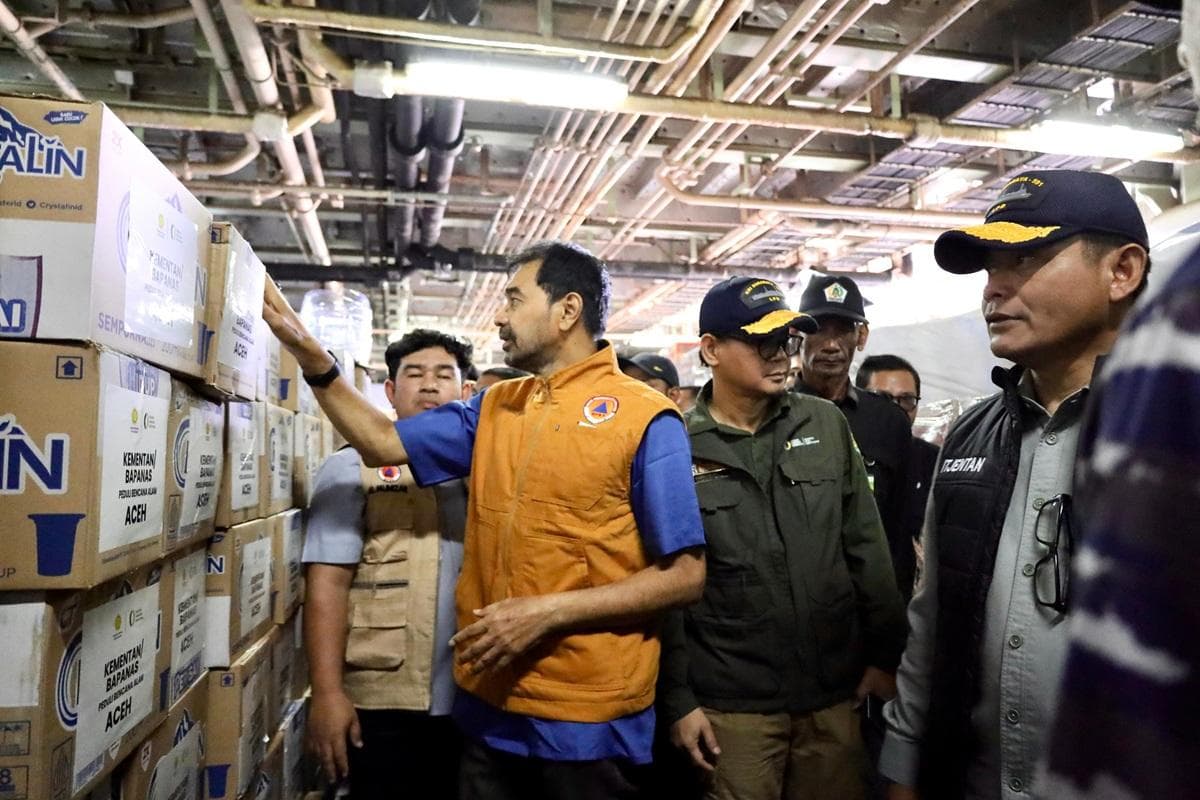 Gubernur Aceh Tinjau Bantuan Kementan–Bapanas, Sebut yang Terbanyak untuk Warga Terdampak Bencana