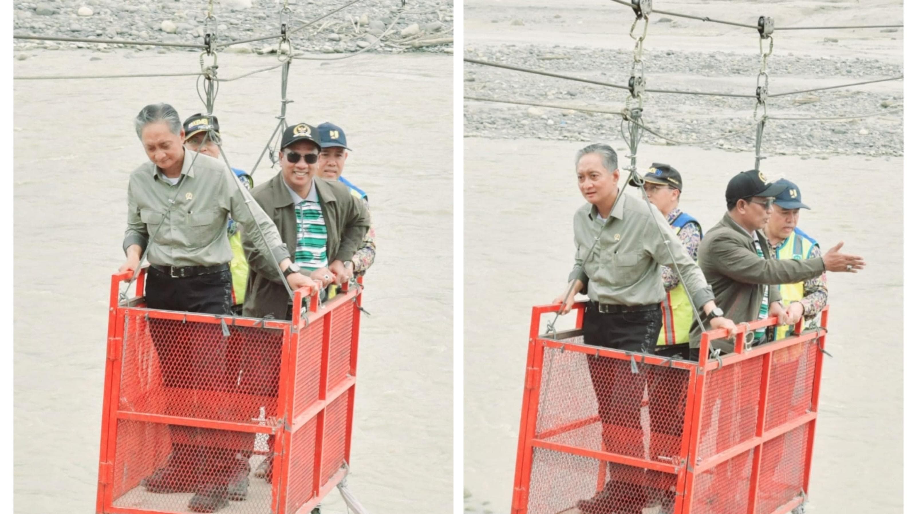 Jembatan Darurat Salah Sirong Hancur, Menteri PU Janji Bangun Jembatan Aramco Lebih Kokoh