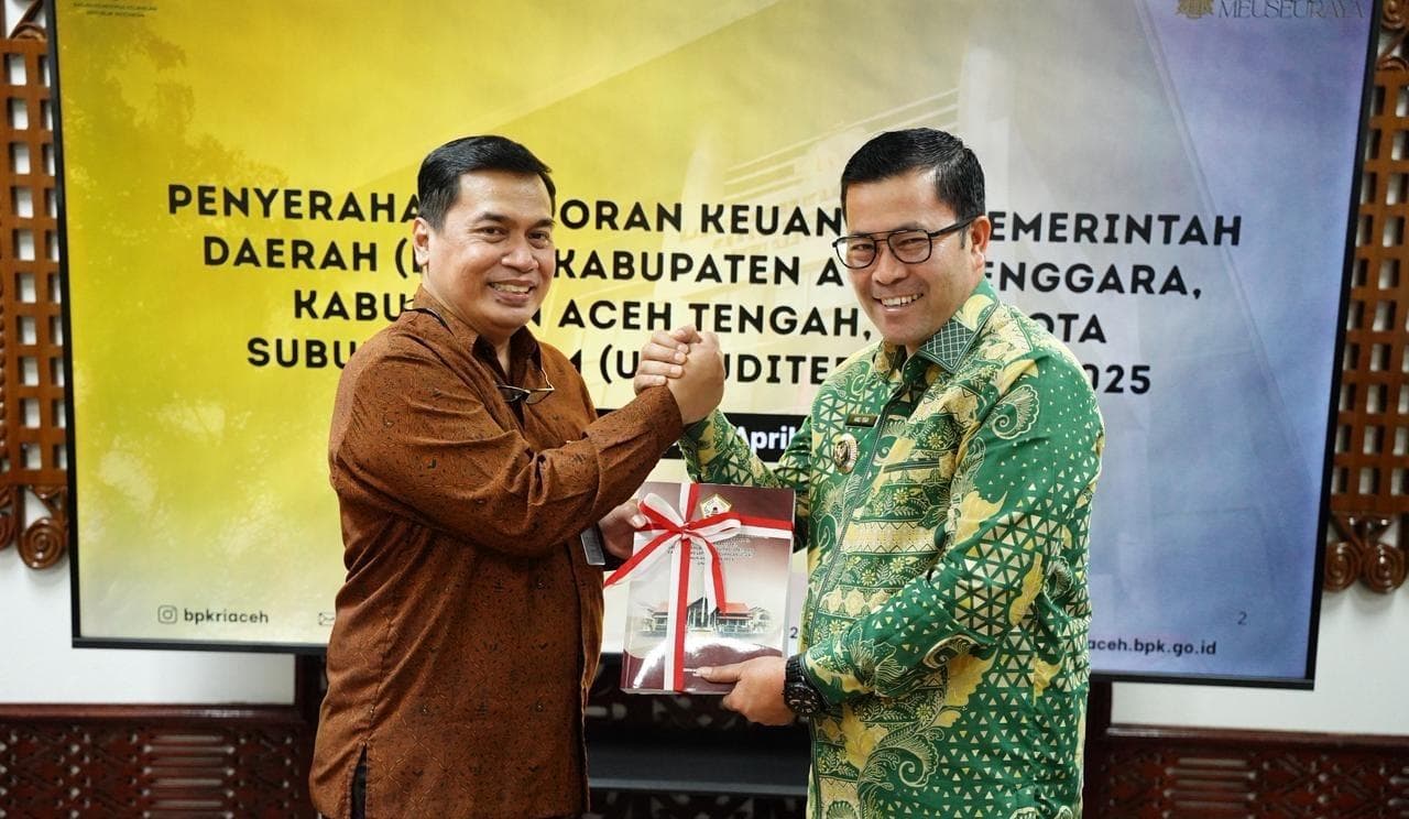 Aceh Tengah Tepat Waktu Serahkan LKPD 2025, BPK Apresiasi Komitmen Transparansi