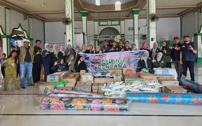 IDI Lhokseumawe Berikan Pengobatan Gratis dan Bantuan untuk Korban Banjir di Pidie Jaya
