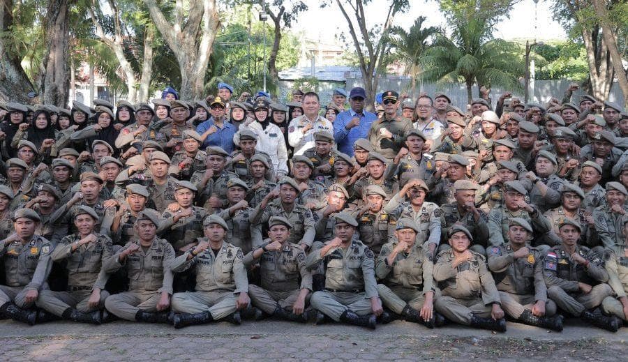 218 Petugas Satpol PP-WH Banda Aceh Dibaiat, Komitmen Tinggi Menjaga Ketentraman