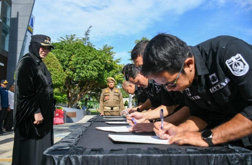 Satpol PP-WH Banda Aceh Perkuat Ketertiban di Kecamatan dengan 10 Personel per Regu