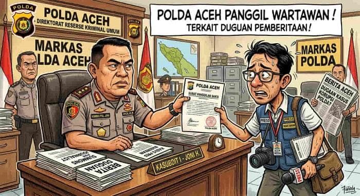 Pemanggilan Wartawan Abdya oleh Polda Aceh Dinilai Inkonstitusional KKJ Aceh