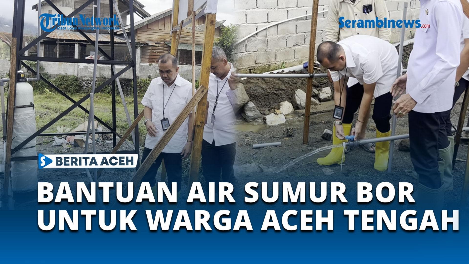 Sumur Bor Imigrasi Takengon Bantu Warga Aceh Tengah Pasca Bencana