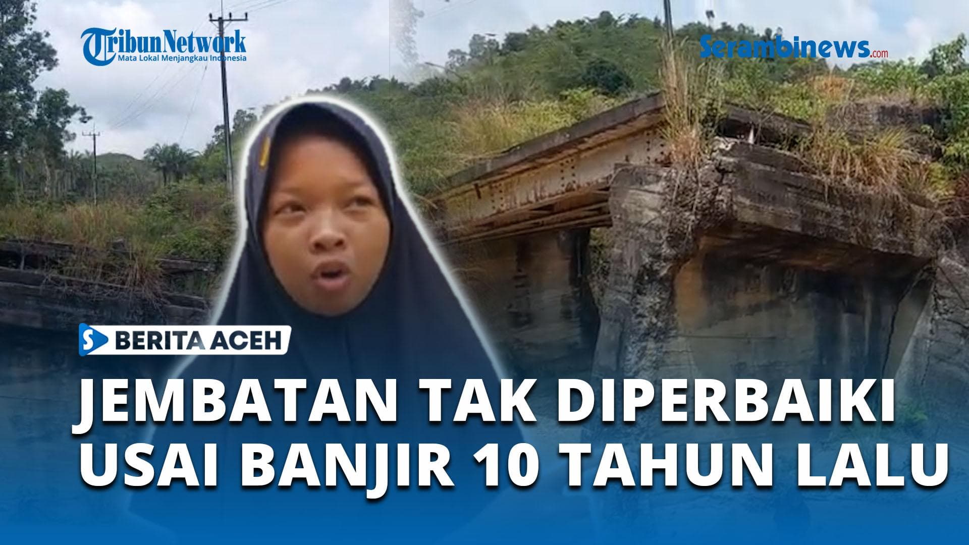 Jembatan Lae Sipola Rusak 10 Tahun, Akses Sekolah Anak Terhambat