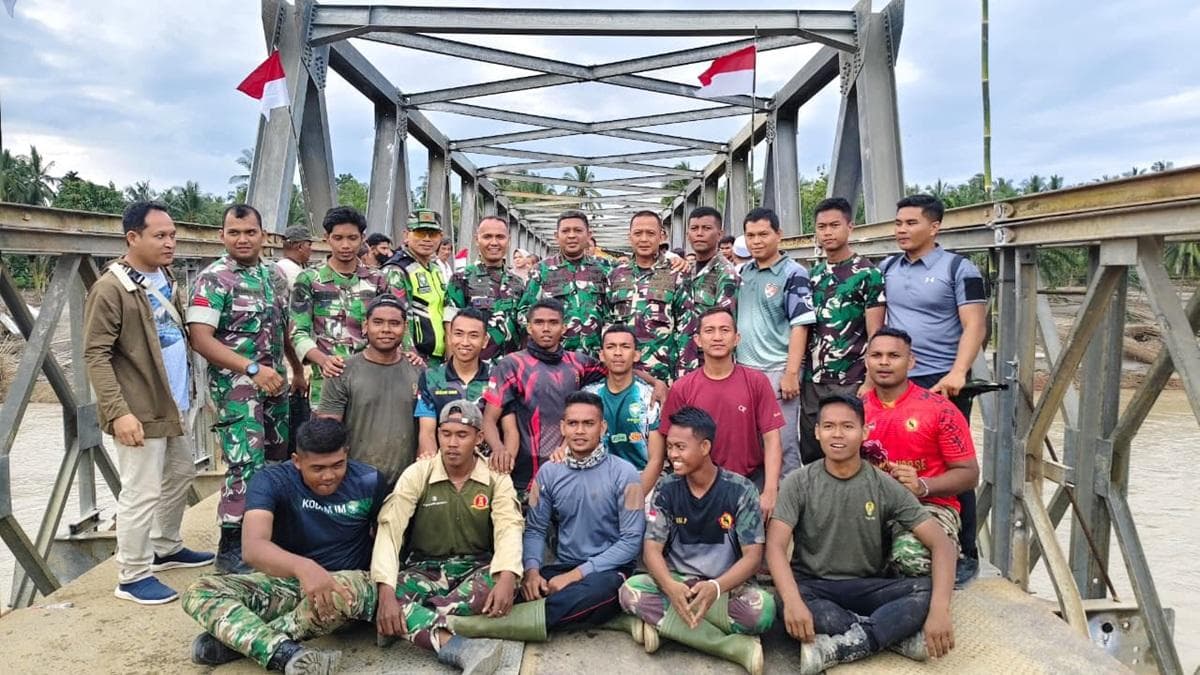 Danrem Lilawangsa: Jembatan Bailey Teupin Reudeup Bireuen Rampung, Akses Transportasi Kembali Normal