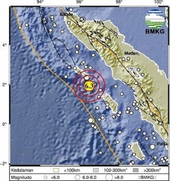 Gempa 6,4 SR Guncang Simeulue, Warga Panik Tapi Tak Berpotensi Tsunami