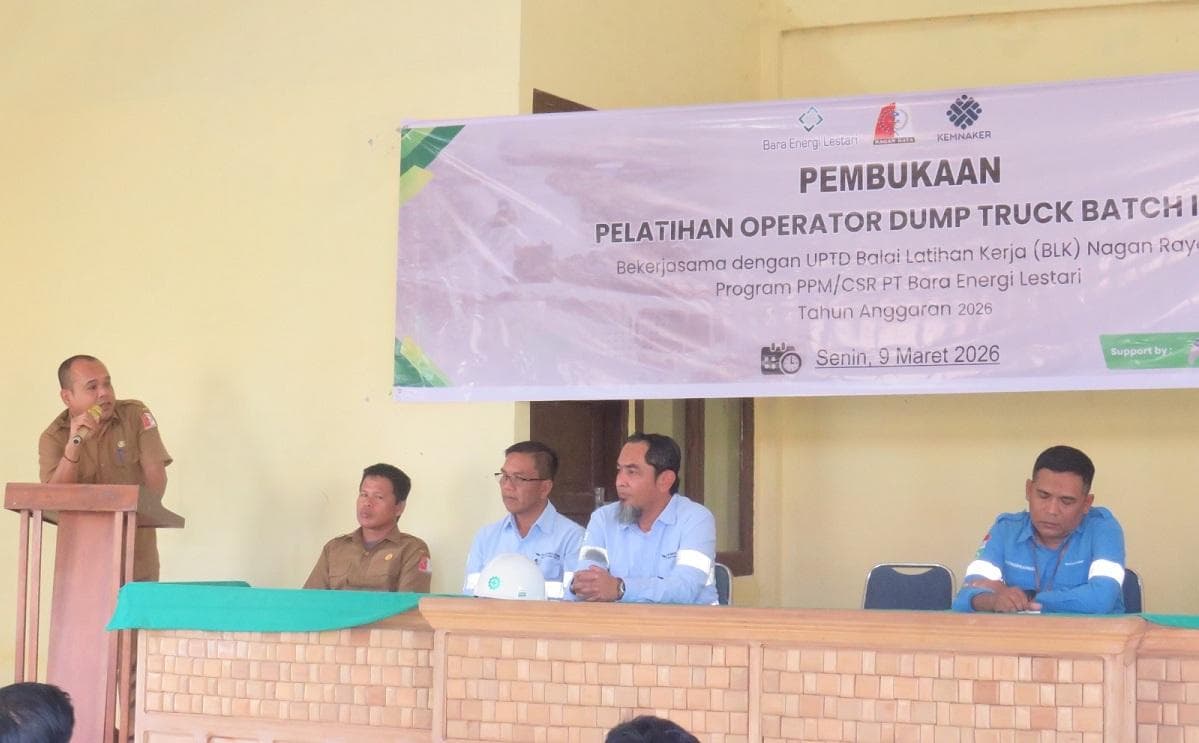 30 Pemuda Nagan Raya Dilatih Jadi Operator Dump Truck untuk Tingkatkan Keterampilan Kerja