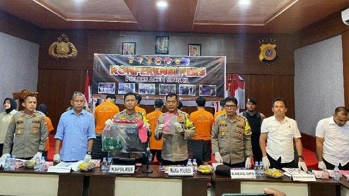Kasus Narkoba di Aceh Singkil Naik 80% Sepanjang 2025, Sabu Masih Dominan