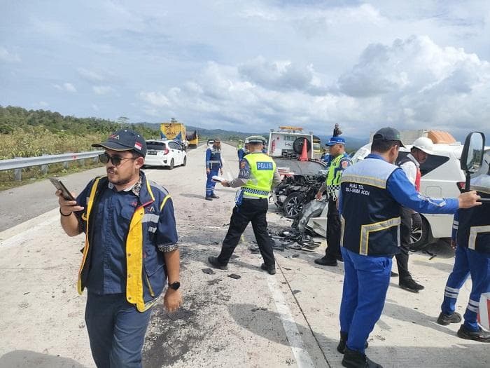 Kecelakaan Tol Sibanceh, Satu Warga Bireuen Meninggal dan Kerugian Rp 80 Juta