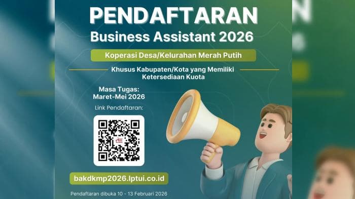 173 Lowongan Business Assistant Koperasi Merah Putih di Aceh, Gaji Rp5,6 Jt