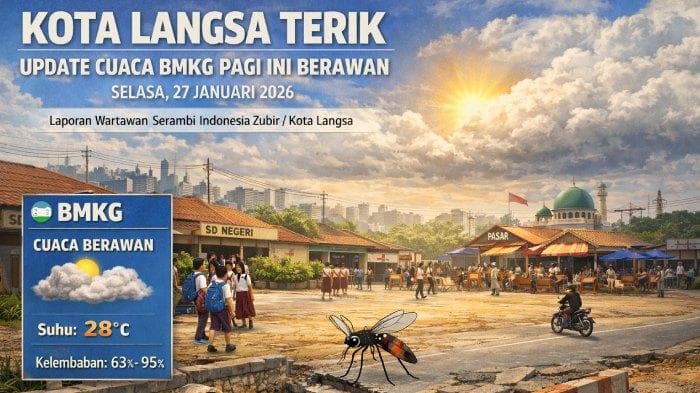 Cuaca Langsa Terik, BMKG Peringatkan Risiko Kesehatan Warga Aceh