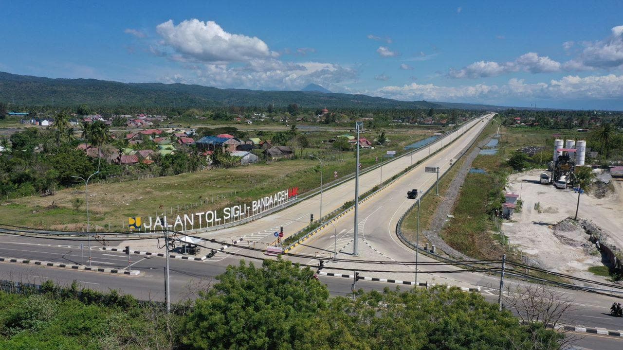 Tol Sibanceh Seksi 1 Padang Tiji–Seulimeum Dibuka 24 Jam Selama Mudik