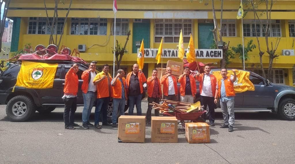 Kosgoro 1957 Aceh Kembali Salurkan Bantuan ke 9 Daerah Bencana, dari Al-Quran hingga Sumur Bor