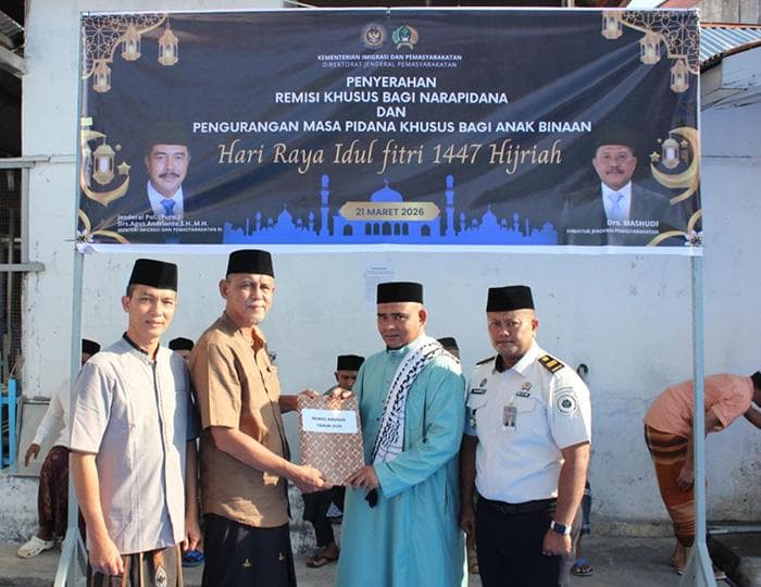 229 Warga Binaan Lapas Bireuen Dapat Remisi Khusus Idul Fitri