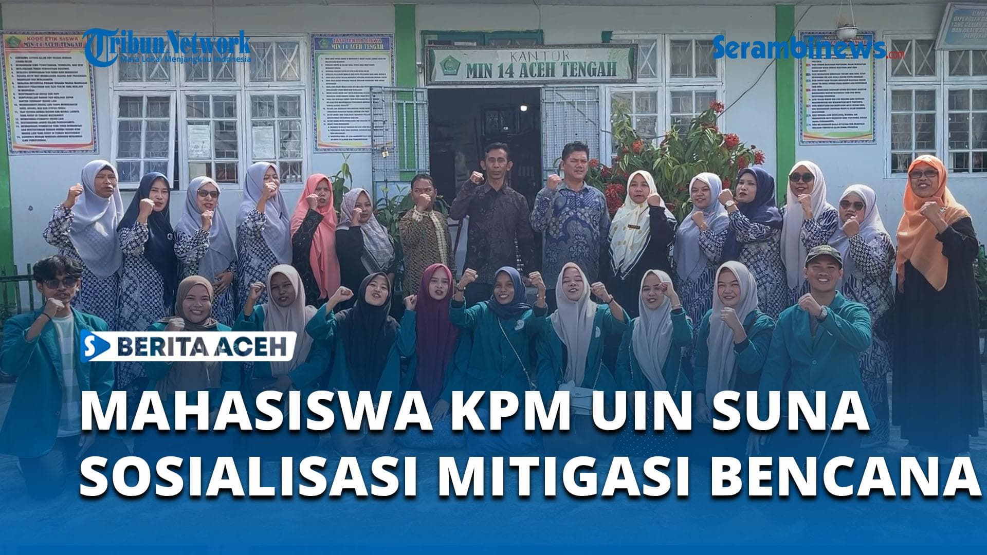 Mahasiswa UIN Sosialisasi Mitigasi Bencana untuk Siswa Trauma di Aceh Tengah