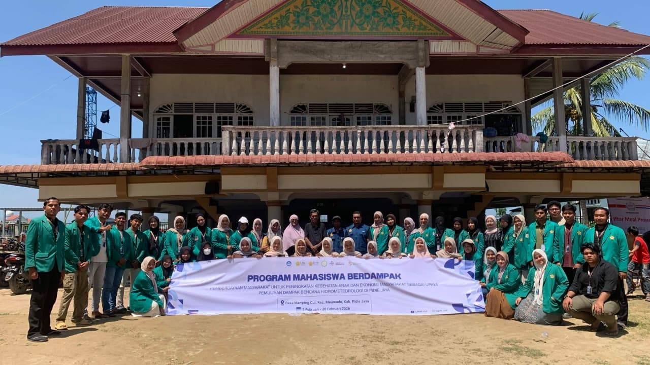 50 Mahasiswa USK Selesaikan KKN di Manyang Cut, Warga Pidie Jaya Ucapkan Terima Kasih