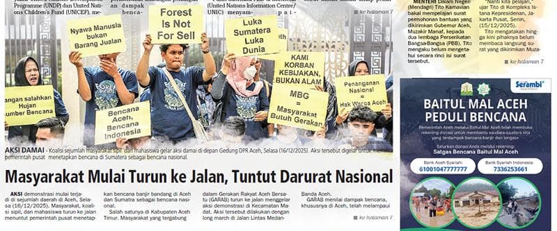 Masyarakat Mulai Turun ke Jalan, Tuntut Darurat Nasional